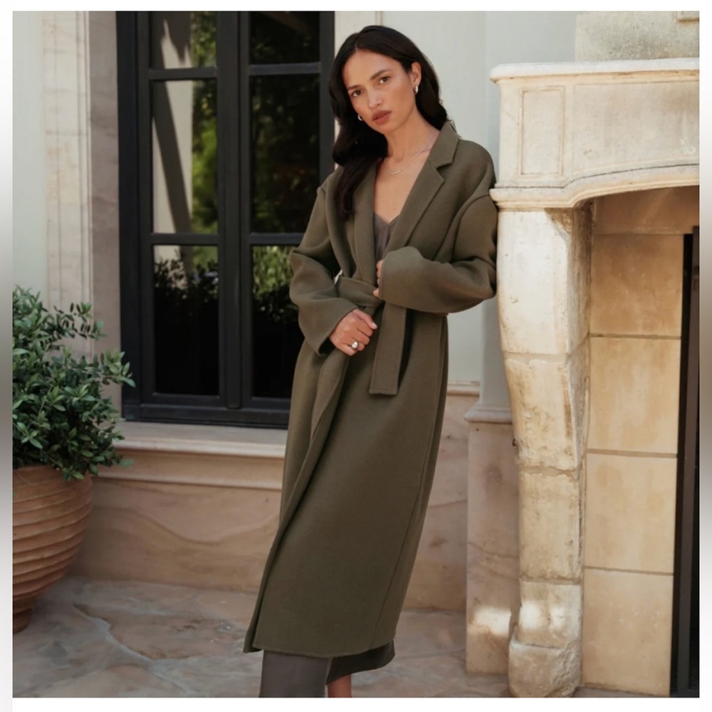 Cashmere wool coat
